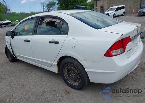 2010 Honda Civic Vp from USA, damaged, VIN 2HGFA1F38AH527846